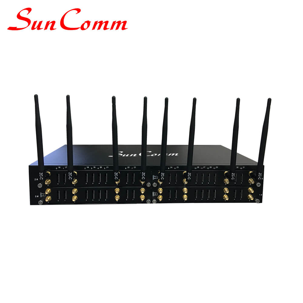 4G LTE VoIP Terminal / 4G SIP Gateway 16 SIM, 16 channels/ 16 channels, for European & Asian market (covering 4G 3G 2G)